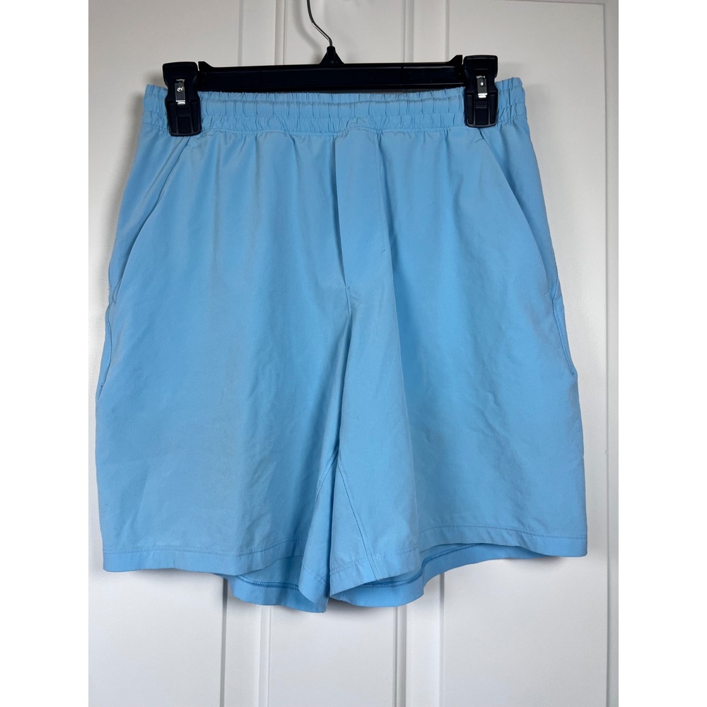 Lululemon Mens Small Pacer Lined Shorts Blue Athletic Training